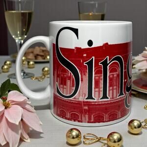 Starbucks Singapore City Collector Mug 2004 20oz Large Coffee Cup EUC